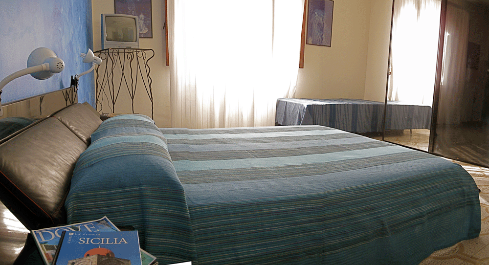 Una delle camere da letto